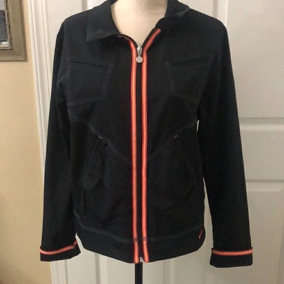 Nike womens black athletic activewear. 4 front pockets size XL - Picture 2 of 14